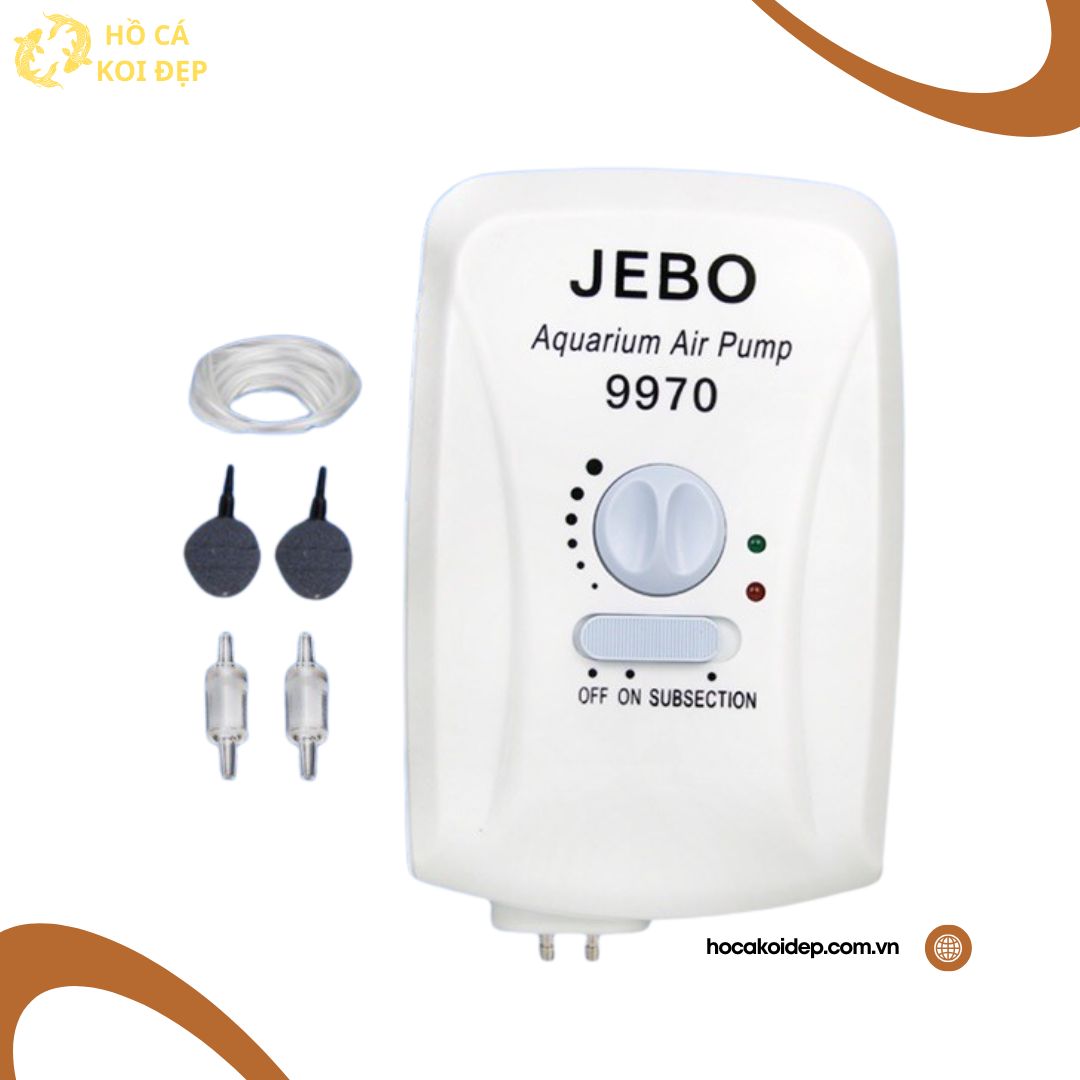 1 29 Sủi oxy tích điện jebo 9770 và phụ kiện