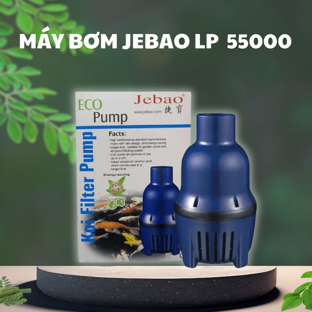 1 8 Máy Bơm Hồ Cá Koi Jebao LP 55000