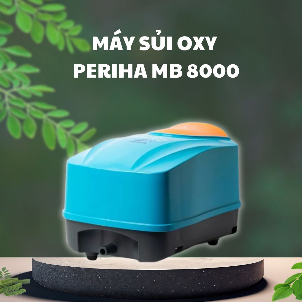 3 33 Máy sủi Periha MB 8000 giúp tăng cường oxy cho hồ cá Koi, tạo môi trường sống lý tưởng cho cá