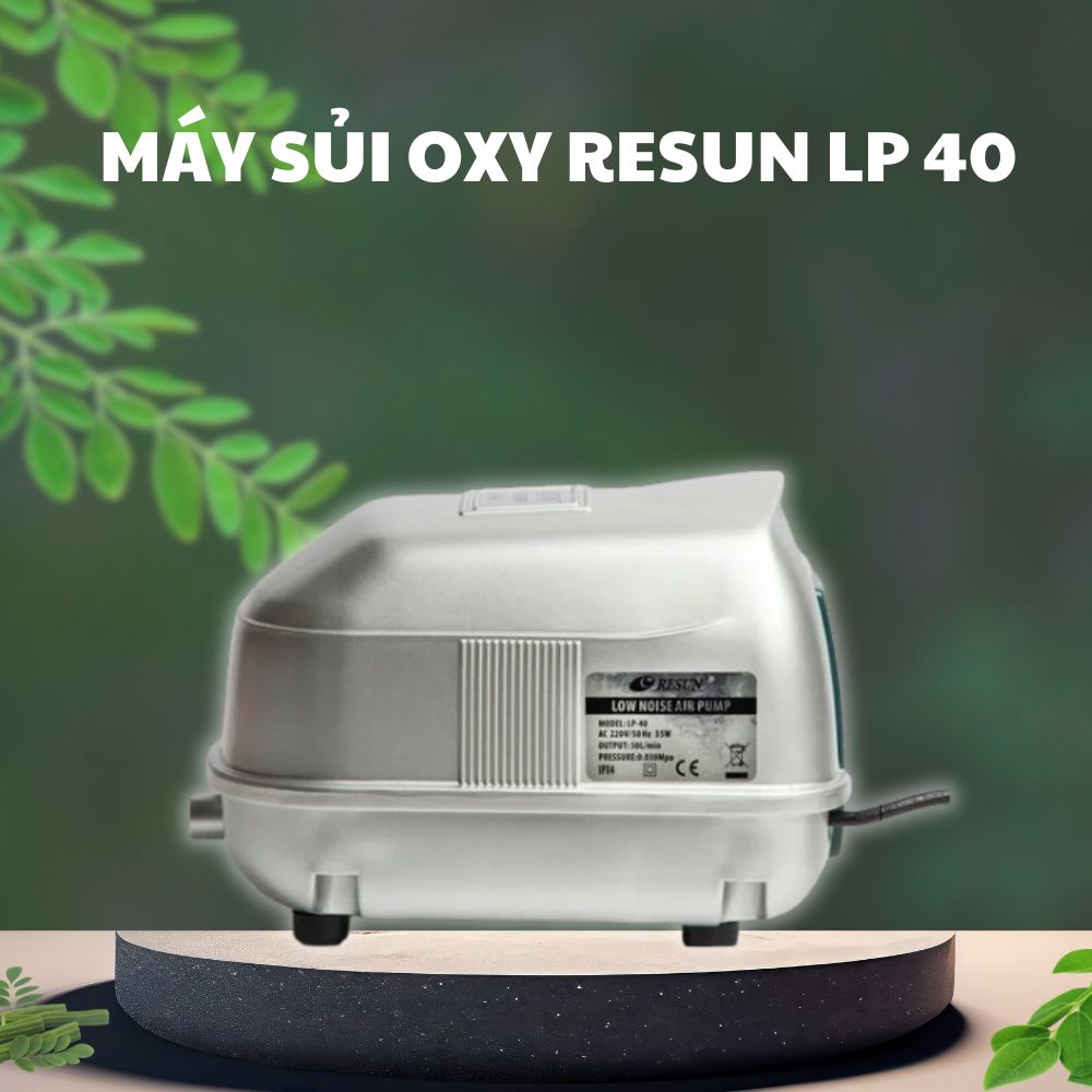 3 37 Máy sủi oxy Resun LP-40 đặt ngoài trời