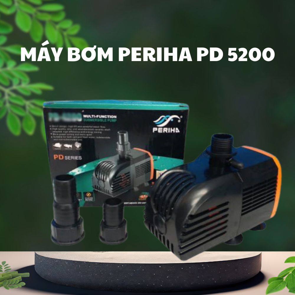 Máy bơm Periha PD 5200 có kiểu dáng nhỏ gọn và công suất mạnh mẽ.
