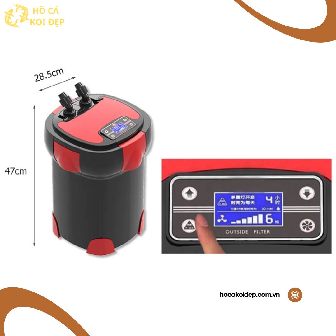 1 10 Lọc thùng Zw 3000 và bản điều khiển cảm ứng