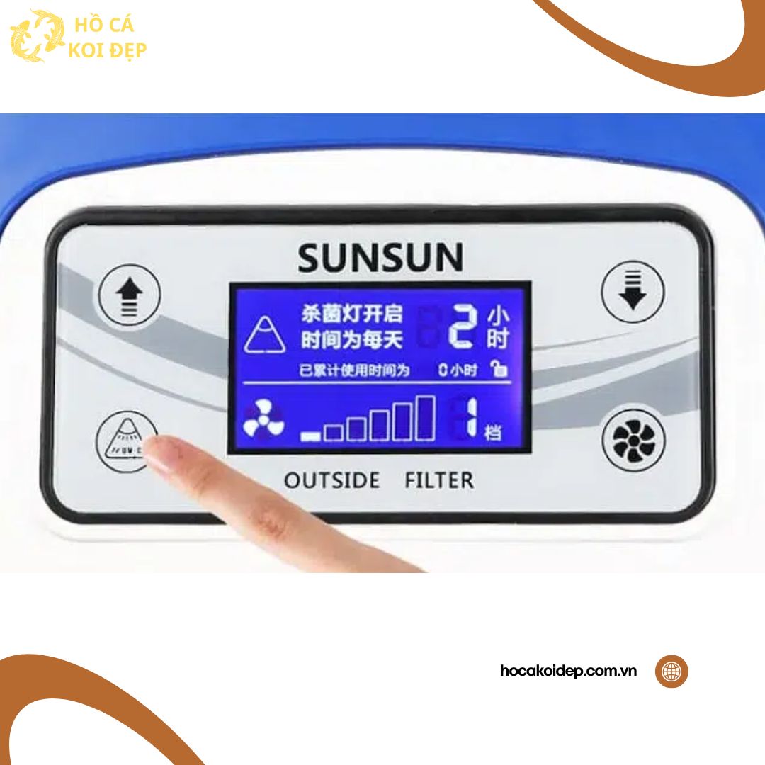11 2 Điều khiển công suất bơm của lọc thùng Sunsun HW 3000