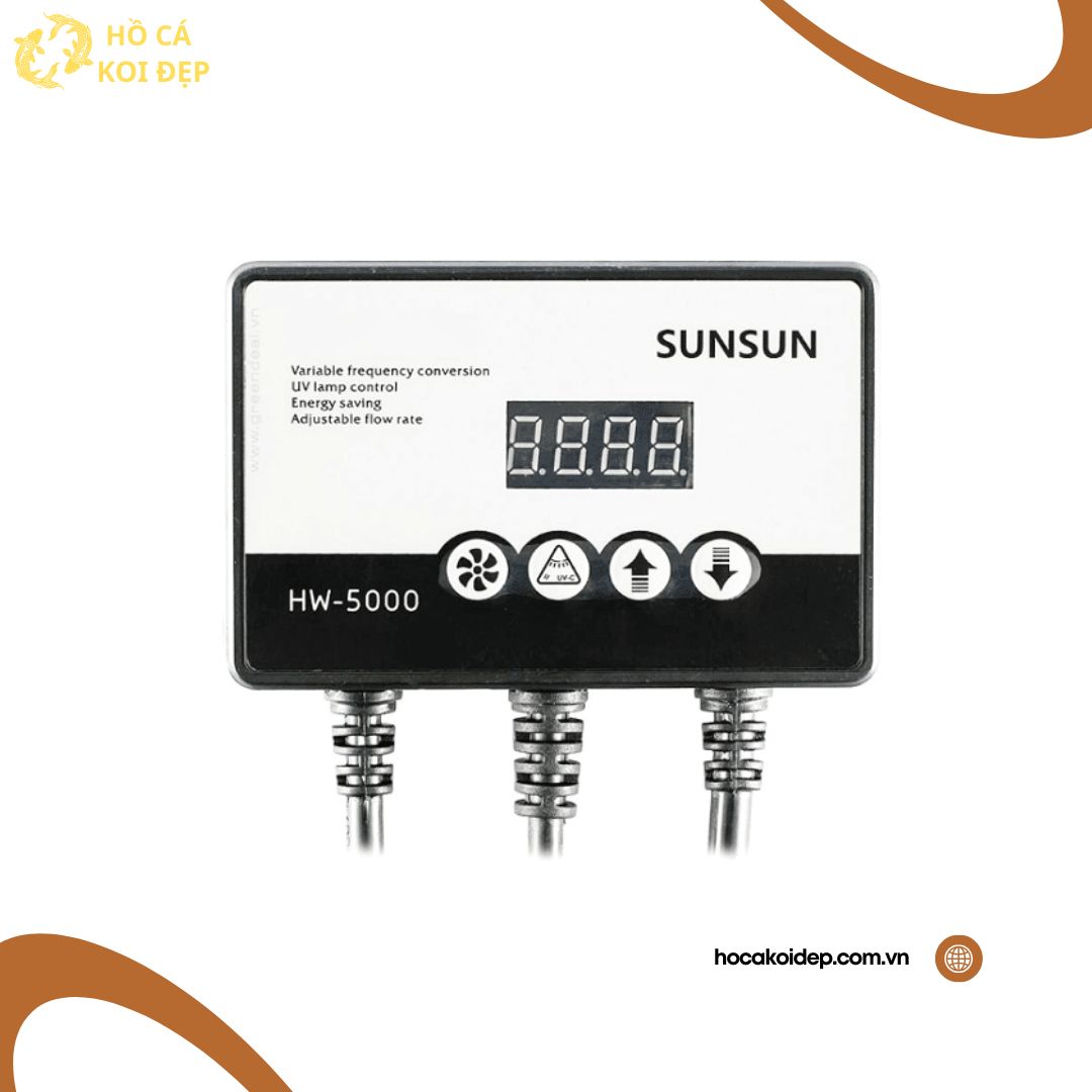 5 9 Bảng điều khiển Lọc thùng Sunsun Hw 5000