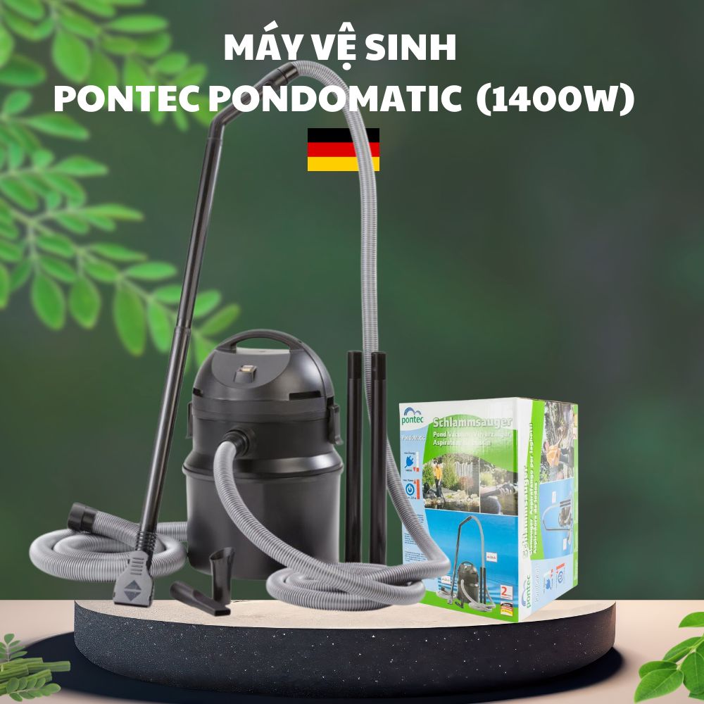Máy Vệ Sinh Hồ Cá Koi Pontec Pondomatic (1400W) – Xuất Xứ Đức