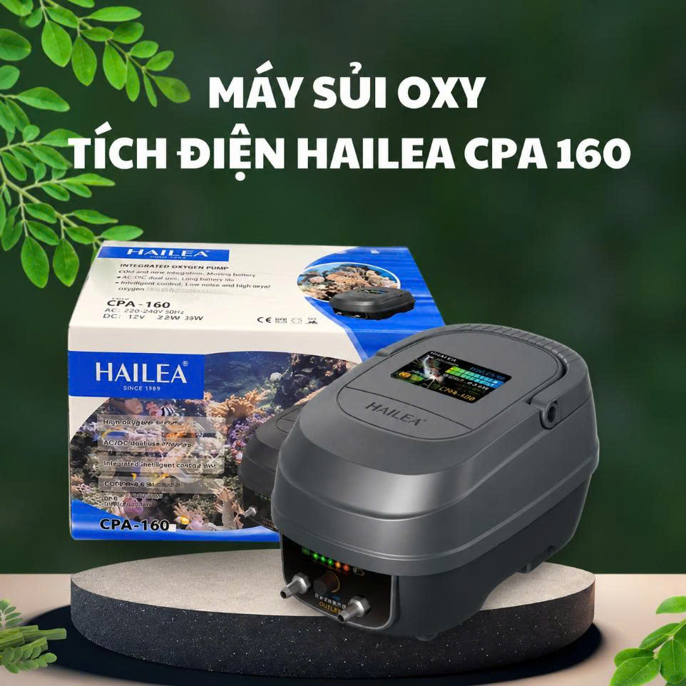 Máy sủi oxy tích điện Hailea CPA-160