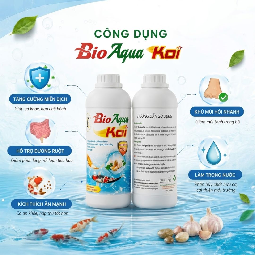 Công dụng chính của Bio Aqua Koi