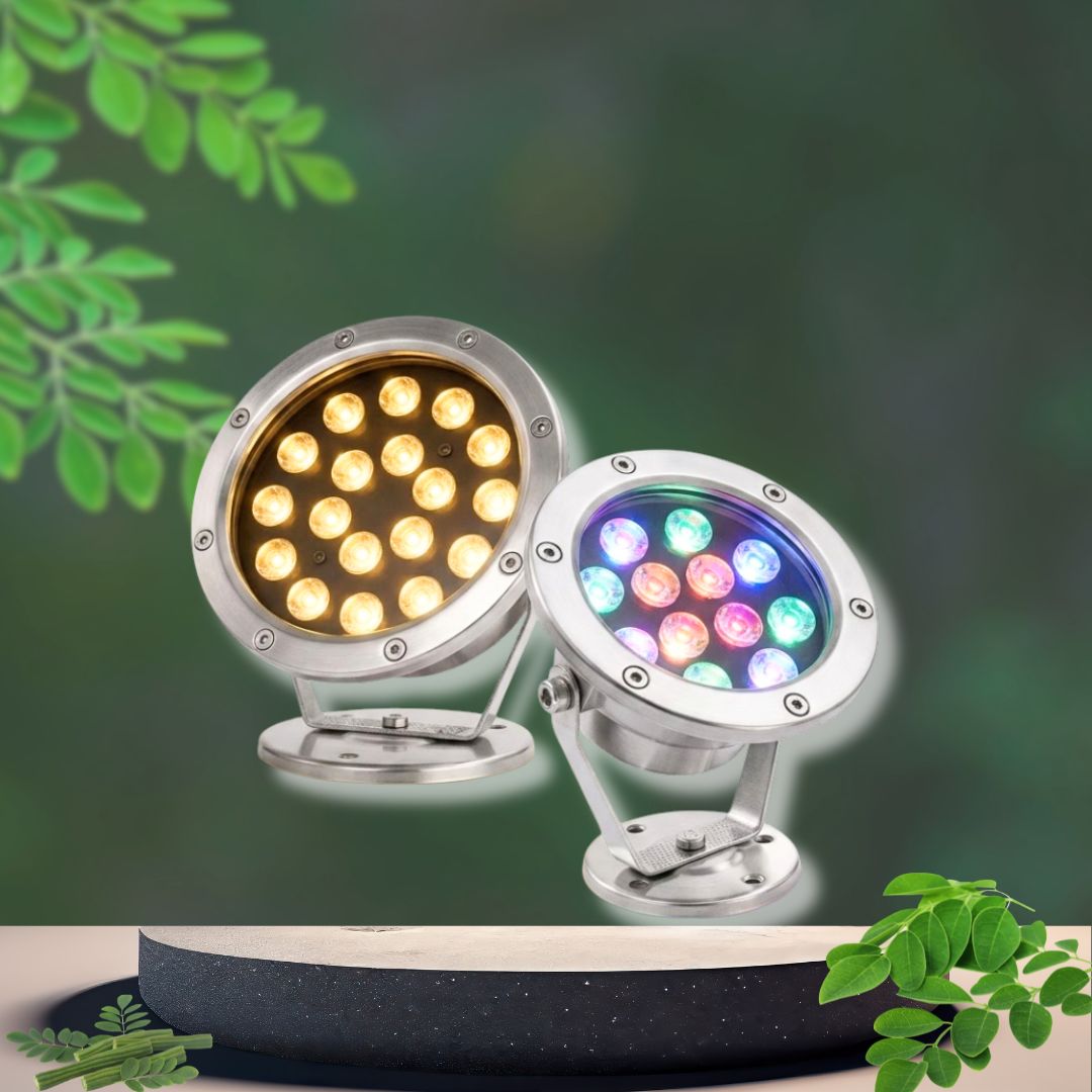 Đèn LED Âm Nước 12W Đổi Màu