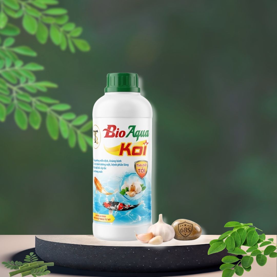 Men Vi Sinh Bio AQUA KOI Tinh Chất Tỏi 1000ml