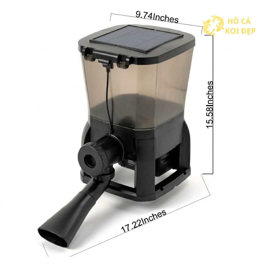 Máy Cho Cá Ăn Tự Động Jebao AFD Solar 10L 2 Thiết kế đơn giản và tiện lợi