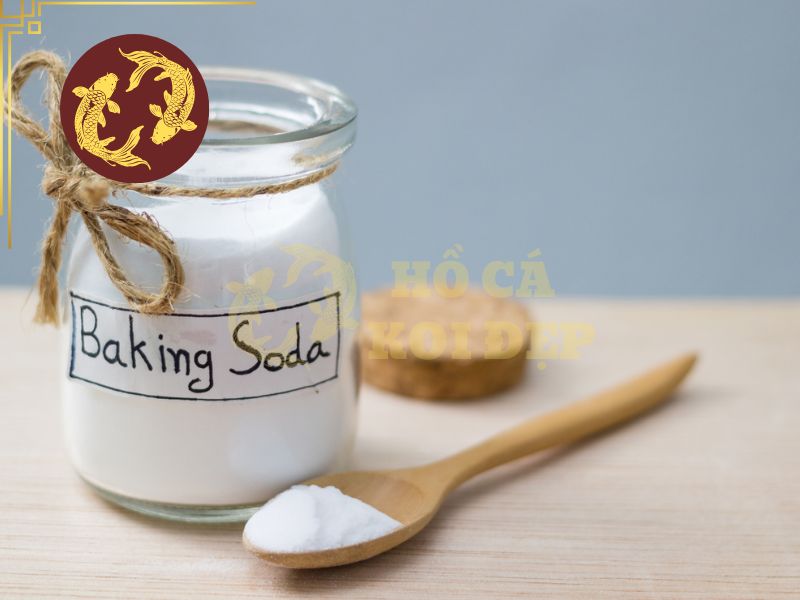 Hướng dẫn cách nuôi cá Koi cho người mới: Từ chọn cá đến vận hành hồ 3 Baking soda sử dụng để tăng độ kiềm và ổn định pH trong hồ cá Koi
