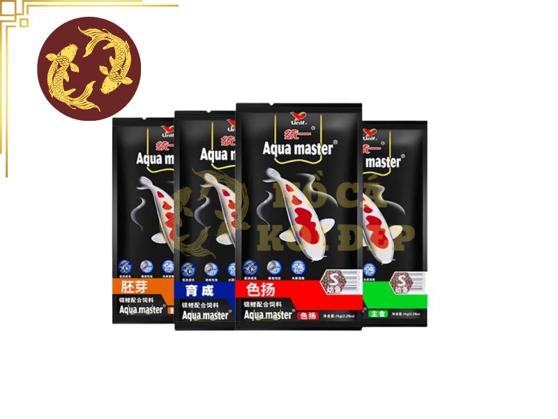 Cám Cá Koi NISHIKI GOI Siêu Tăng Trưởng 10kg Size L 5 Cám Aqua Master