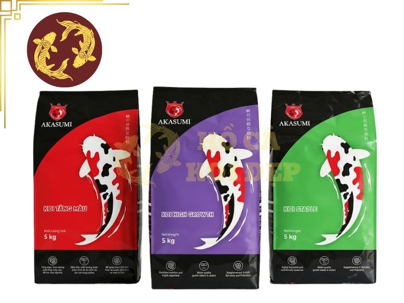 Cám Cá Koi NISHIKI GOI Siêu Tăng Trưởng 10kg Size L 6 Cám cá koi Akasumi