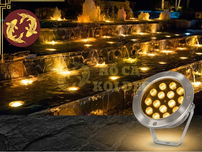 Đèn LED Âm Nước 6W Màu Vàng 3 Đèn âm nước tuyệt đối an toàn khi lắp đặt đúng kỹ thuật