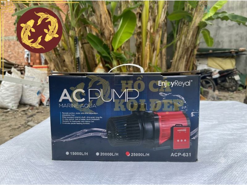 Máy Bơm Hồ Cá Koi Enjoy Royal AC Pump 25000 - 200W; 25000L/h; 7.5M 4 AC Pump với nhiều ứng dụng cho các loại hồ và nhiều hệ thống lọc