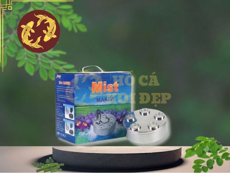 Máy Tạo Khói Hồ Koi 3 Mắt - 36V; 60W; 600ml/h 1 Máy tạo khói tăng tính thẩm mỹ cho hồ cá