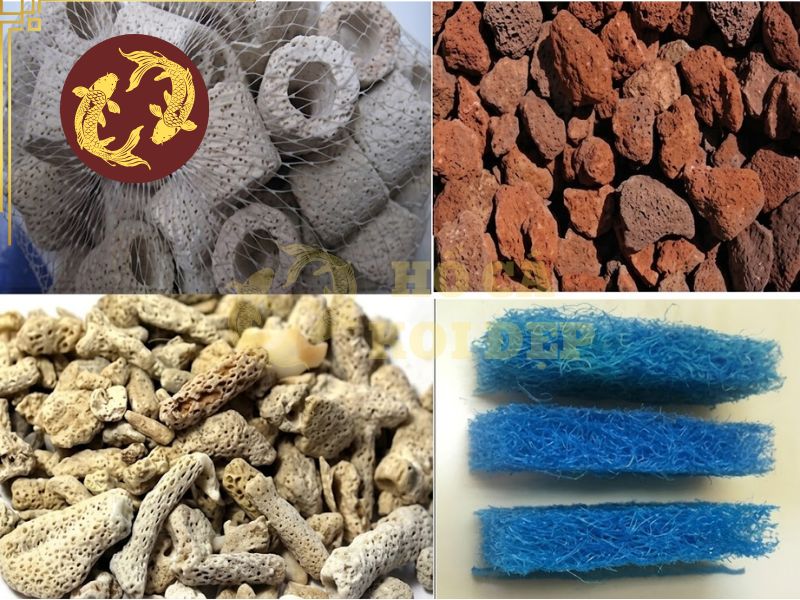Nước hồ Koi bị đục: Nguyên nhân và cách xử lý 2 Các vật liệu lọc hỗ trợ phân huỷ chất hữu cơ trong hồ