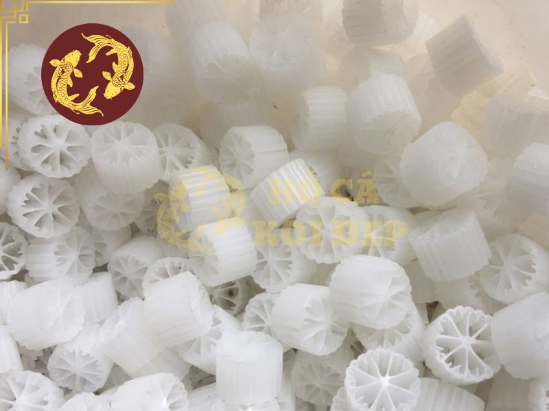 Đá Lông Vũ (Nham Thạch Trắng) (Bao 20kg) 3 K1 (Kaldnes) giúp xử lý hiệu quả NH3, NO2