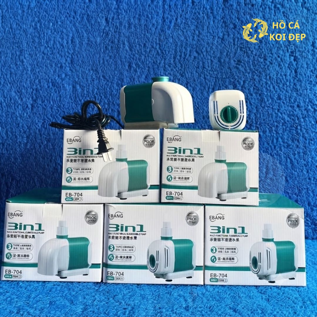 Máy Bơm Ebang EB-708 - 105W; 6000L/H; 4.8m 9 Mua ngay tại Hồ Cá Koi Đẹp