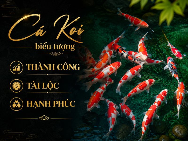 Cá koi có nguồn gốc từ đâu? Vì sao lại được nhiều người chơi ưa chuộng? 7 Biểu tượng của cá chép koi đối với phong thủy