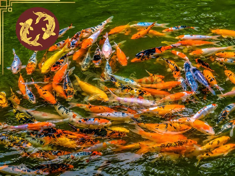 Mật Độ Nuôi Cá Koi Thế Nào Để Cá Phát Triển Tốt? 4 Nước đục, rêu tảo xuất hiện nhiều hơn khi mật độ hồ cá dày đặc