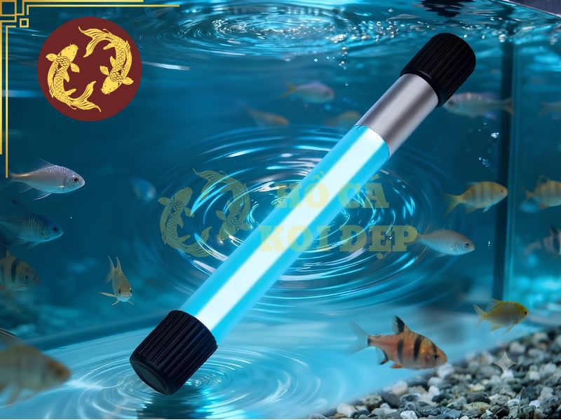 Nước hồ Koi xanh rêu: Nguyên nhân tảo và cách xử lý dứt điểm 4 Đèn UV làm giảm khả năng sinh trưởng của tảo và rêu xanh