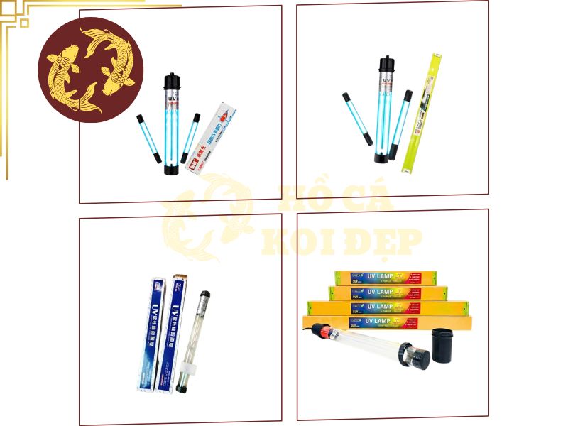 Nước hồ Koi xanh rêu: Nguyên nhân tảo và cách xử lý dứt điểm 7 Một số dòng đẻn UV phổ biến