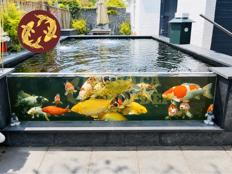 Có nên nuôi cá koi trong bể kính? Những lưu ý bạn không nên bỏ qua 2 Bể kính giúp người chơi quan sát thuận tiện hoa văn, màu sắc và mọi hoạt động của cá koi