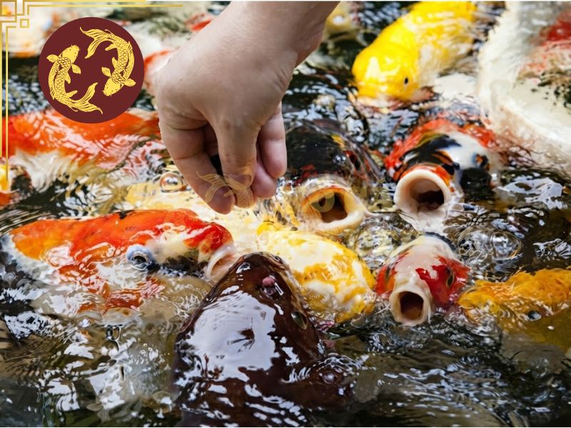 Thay nước hồ Koi bao nhiêu % và bao lâu một lần? 6 Giảm khẩu phần ăn lần đầu sau khi thay nước để theo dõi tình trạng cá