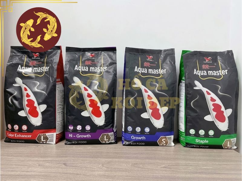 Thức Ăn Cho Cá Koi: Cách Chọn Đúng Để Cá Khỏe, Lớn Nhanh, Lên Màu Đẹp 5 Các dòng cám cá koi phổ biến