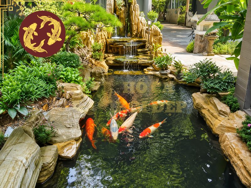 Cá Koi Phong Thủy: Ý Nghĩa, Màu Sắc Và Cách Chọn Cá Hợp Mệnh 1 Hình ảnh cá Koi vượt dòng nước còn được liên tưởng đến sự nỗ lực, ý chí và vươn lên trong cuộc sống.
