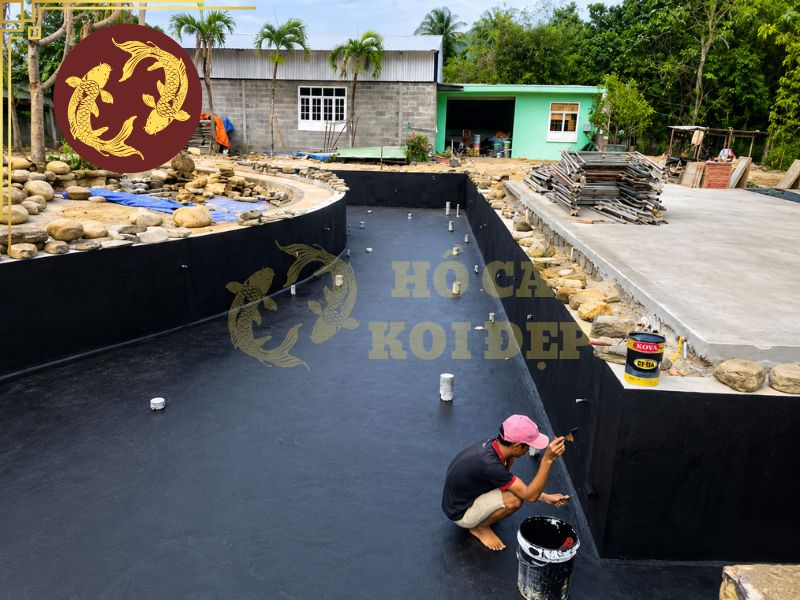 Kinh Nghiệm Chống Thấm Hồ Cá Koi Giúp Tăng Độ Bền Công Trình 4 Các phương pháp chống thấm hồ phổ biến hiện nay