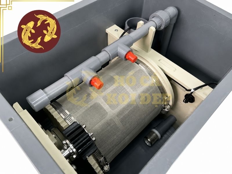 Cấu Tạo Drum Filter Và Nguyên Lý Hoạt Động Chi Tiết 3 Màng lưới là bộ phận quan trọng nhất trong quá trình lọc cơ học