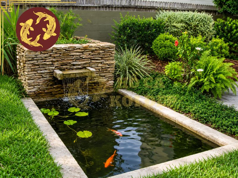 Hồ cá koi mini là gì? Hướng dẫn thiết kế và chăm sóc đúng cách 5 Hồ koi mini cho sân vườn biệt thự