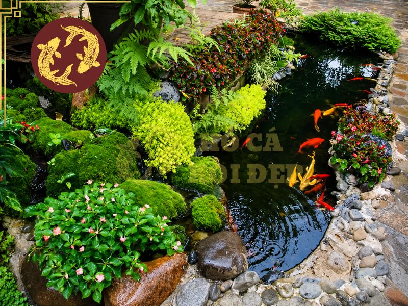 Kích thước hồ cá koi lý tưởng cho sân vườn, biệt thự và nhà phố 1 Kích thước hồ cá koi phù hợp giúp cá phát triển mạnh mẽ trong tương lai