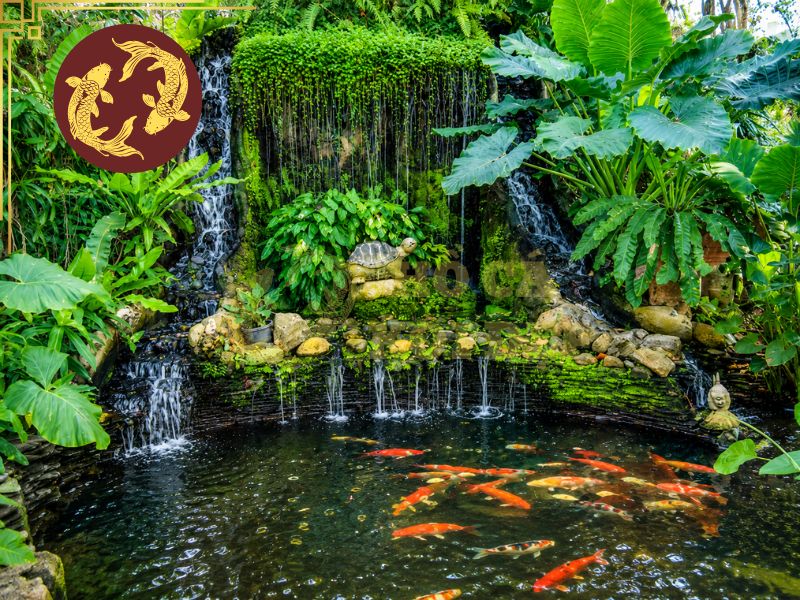 Thác nước hồ cá koi có cần thiết không? Lợi ích và kinh nghiệm thi công 5 Thác nhiều tầng tạo hiệu ứng nước đổ mạnh, âm thanh rõ ràng và tăng chiều sâu cho cảnh quan