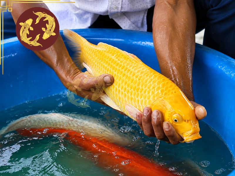 Tiêu Chuẩn Chấm Điểm Cá Koi Thi Đấu: Những Yếu Tố Quan Trọng 5 Một chú Koi khỏe mạnh thường bơi chủ động, giữ thăng bằng tốt và di chuyển tự nhiên