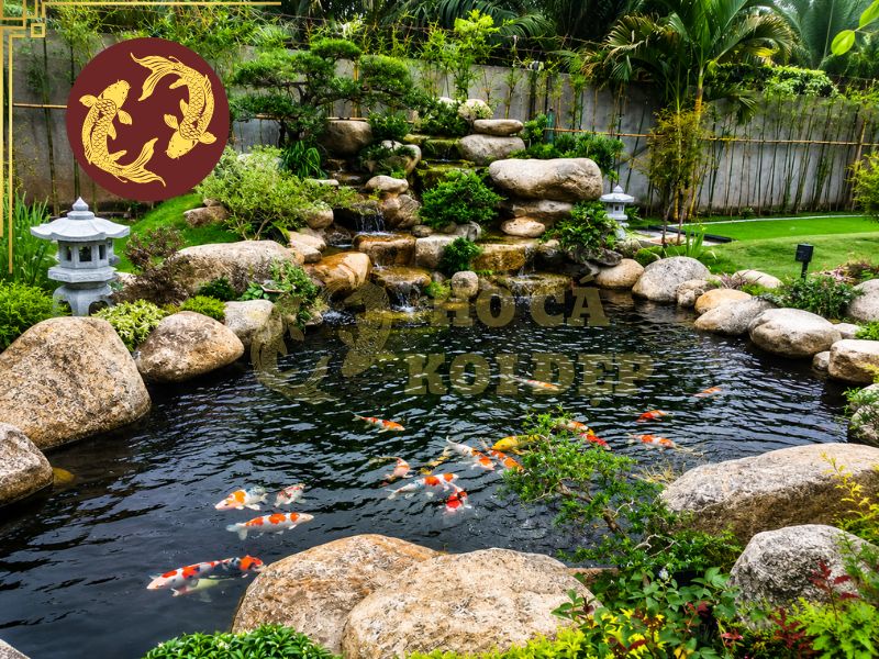 Bí Quyết Trồng Cây Quanh Hồ Cá Koi Xanh Mát Quanh Năm 5 Quan trọng nhất vẫn là sự cân đối giữa các mảng xanh
