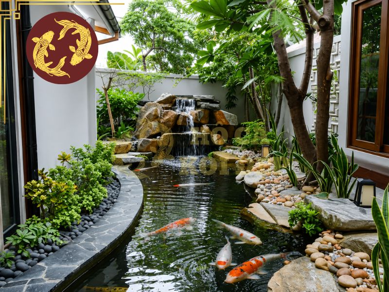 Bí Quyết Trồng Cây Quanh Hồ Cá Koi Xanh Mát Quanh Năm 7 Cần chăm sóc để luôn duy trì được mỹ quan