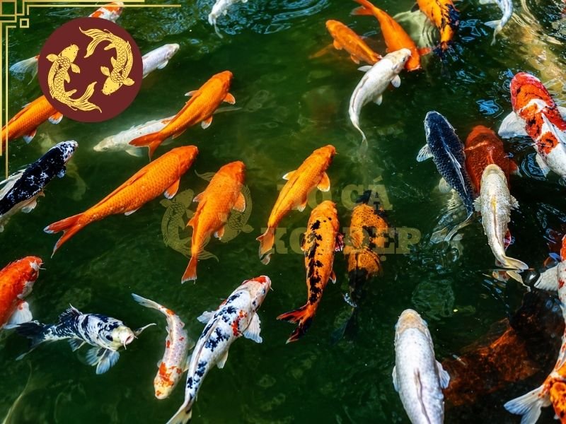 Vì Sao Cá Koi Bị Đốm Đen? Giải Đáp Nguyên Nhân Và Cách Phòng Ngừa 1 Những chấm hoặc mảng màu đen có thể liên quan đến sự thay đổi sắc tố tự nhiên, quá trình phục hồi sau tổn thương hoặc các vấn đề về chất lượng nước trong hồ.
