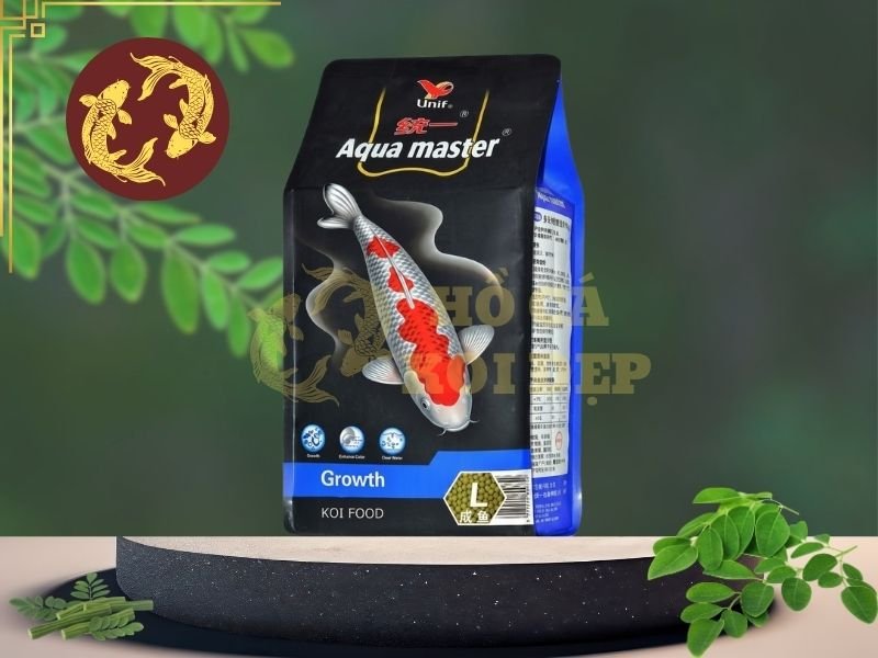 Cám Koi Nội Địa Và Nhập Khẩu: Phân Loại, Ưu Nhược Điểm Và Cách Chọn 2 Dòng cám tăng trưởng thường được sử dụng cho Koi đang trong giai đoạn phát triển kích thước.