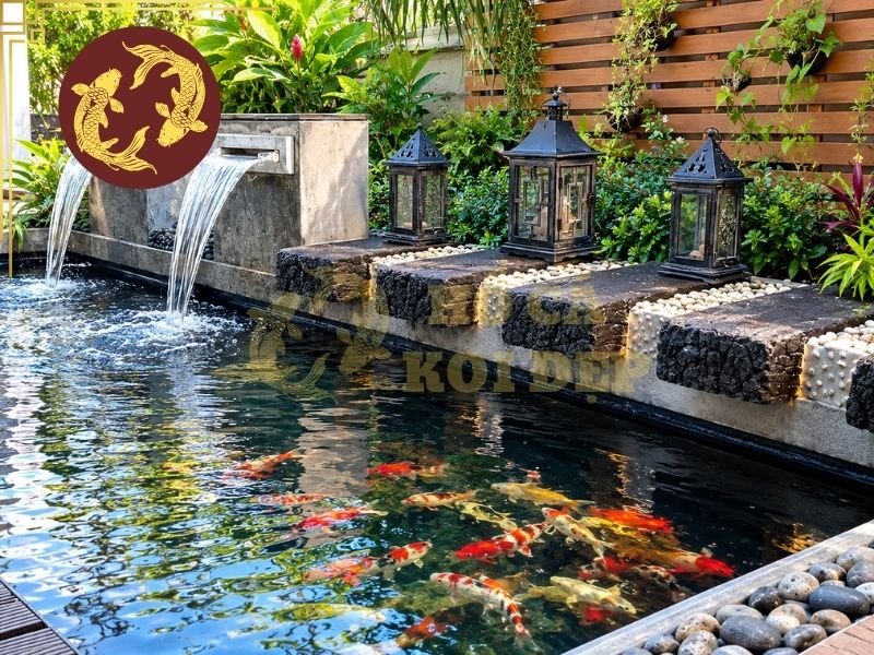 Hướng Dẫn Châm Vi Sinh Cho Hồ Koi Hiệu Quả 4 Khi thực hiện cách châm vi sinh cho hồ koi, nên phân tán chế phẩm đều trong hồ hoặc tại vị trí được nhà sản xuất hướng dẫn.