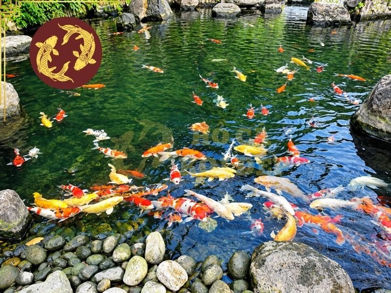 Kinh Nghiệm Kiểm Tra Hồ Cá Koi Bị Sụt Nước Và Cách Khắc Phục 2 ho ca koi bi sut nuoc 2