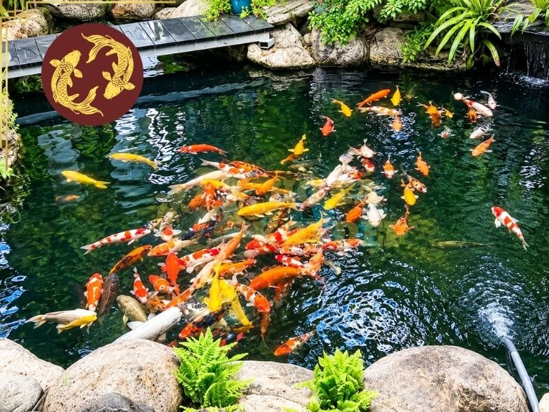Thiết Kế Hồ Cá Koi Cho Nhà Hàng, Khách Sạn: Những Lưu Ý Quan Trọng 3 Hồ koi tại sân vườn có thể kết hợp với cây xanh, đá, tiểu cảnh hoặc thác nước để tạo không gian dùng bữa gần gũi với thiên nhiên
