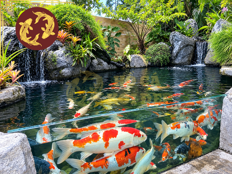 Khám Phá Hồ Cá Koi Hiện Đại Và Những Phong Cách Thiết Kế Nổi Bật 5 Thiết kế này mang lại cảm giác mới mẻ và đặc biệt phù hợp với không gian kiến trúc hiện đại.