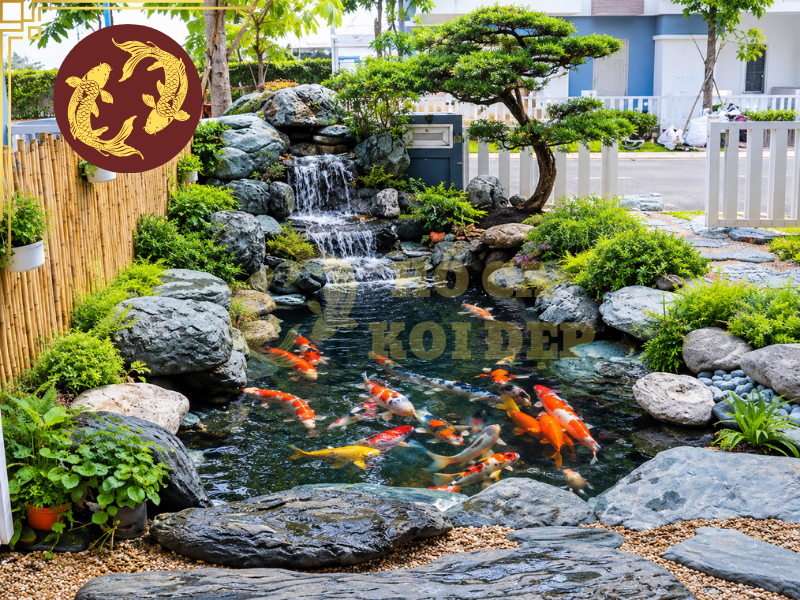 Những Điều Cần Biết Khi Thiết Kế Hồ Cá Koi Trước Nhà 7 Lưu ý bảo đảm an toàn khi xây dựng hồ cá koi trước nhà