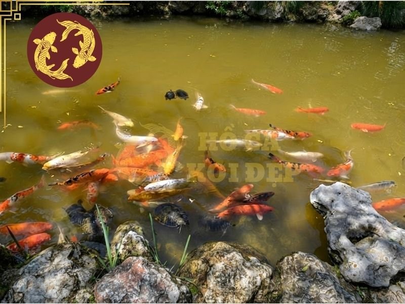 Cách Nhận Biết Hồ Koi Bị Nhiễm Phèn Và Xử Lý Đúng Cách 7 Làm thoáng, lọc cặn và kiểm tra lại nước sau xử lý giúp giảm nguy cơ đưa phèn trực tiếp vào môi trường sống của cá.
