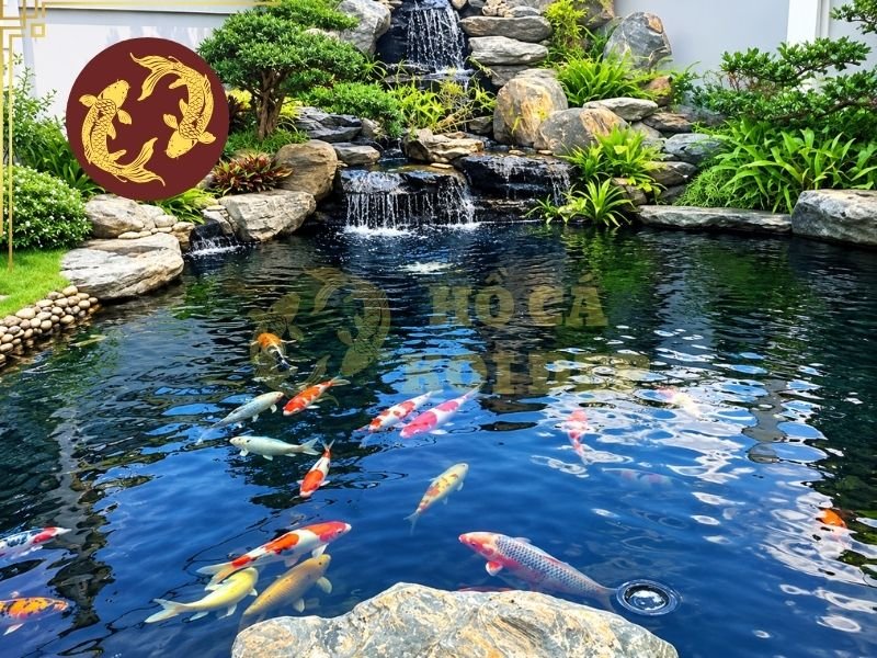Hồ Koi Không Lọc Có Thực Sự Tốt? Cách Giữ Nước Hồ Trong Sạch 2 Hồ koi không lọc tiết kiệm, phù hợp với những gia chủ có ngân sách hạn chế hoặc chỉ muốn tạo một hồ cá nhỏ để trang trí sân vườn.
