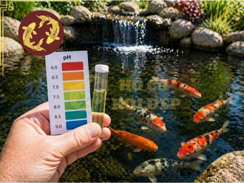 Nước Máy Nuôi Cá Koi: Clo, pH Và Những Thông Số Cần Lưu Ý 2 Nước máy sau xử lý có thể có pH chênh lệch với nước trong hồ