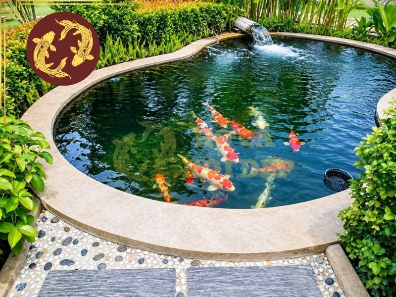 Cách Làm Thành Hồ Cá Koi Đúng Kỹ Thuật, Hạn Chế Thấm Nứt 4 gạch xây hồ koi cần đáp ứng yêu cầu về độ chắc chắn và khả năng liên kết với lớp vữa.